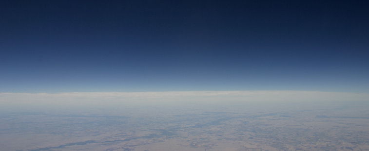 Australia from an airplane.